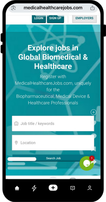 MedicalHealthcareJobs.com mobile jobseeker platform